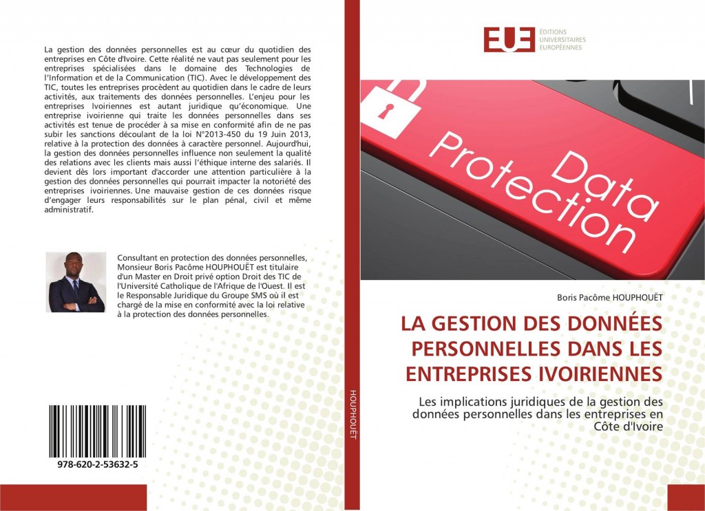 Couverture d’ouvrage : La Gestion des Données Personnelles dans les entreprises Ivoiriennes